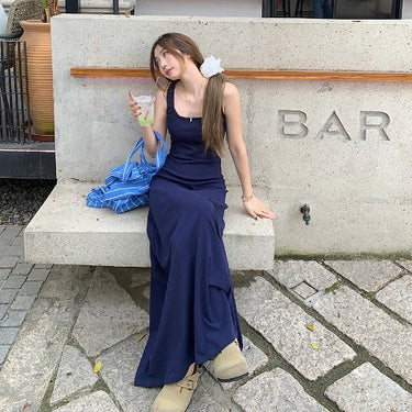 Design Sense Graceful Vest Sling Dress